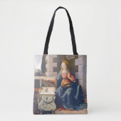 Aankondiging Leonardo da Vinci, 1472-1473 Tote Bag (Voorkant)