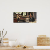 Aankondiging, Leonardo da Vinci, 1473 Poster (Keuken)