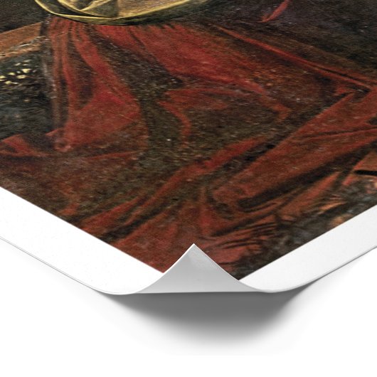 Aankondiging, Leonardo da Vinci, 1473 Poster (Hoek)