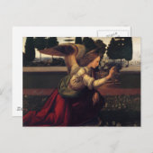 Aankondiging Leonardo Da Vinci - Angel Briefkaart (Voorkant / Achterkant)