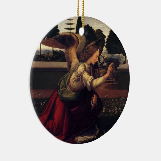 Aankondiging Leonardo Da Vinci - Angel Keramisch Ornament (Rechts)