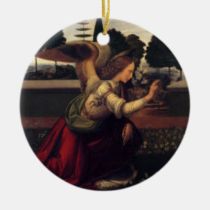 Aankondiging Leonardo Da Vinci - Angel Keramisch Ornament