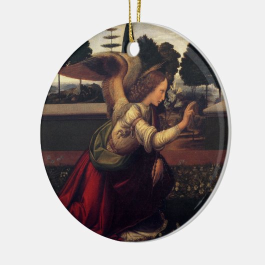 Aankondiging Leonardo Da Vinci - Angel Keramisch Ornament (Links)