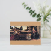 Aankondiging Leonardo Da Vinci Briefkaart (Staand voorkant)