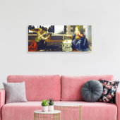 Aankondiging Leonardo da Vinci Canvas Afdruk (Insitu (Woonkamer))