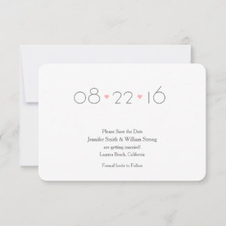 Aankondiging (liefdes) Save the Date