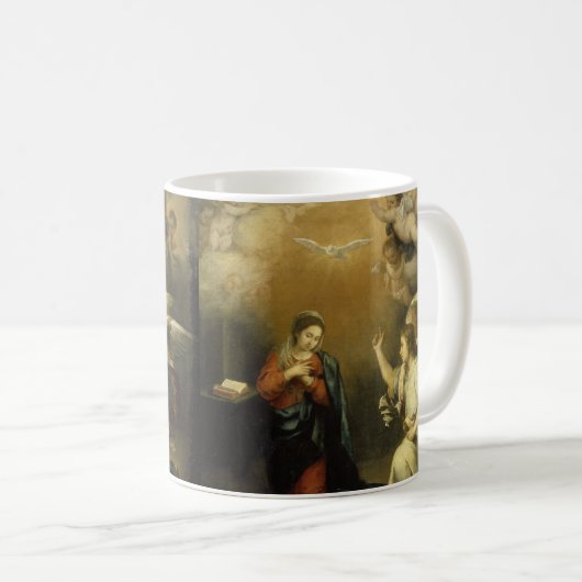 Aankondiging Maria en Aartsengel Gabriel Fine Art Koffiemok (Voorkant rechts)