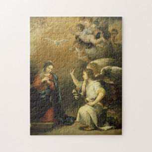 Aankondiging Maria en Aartsengel Gabriel Fine Art Legpuzzel