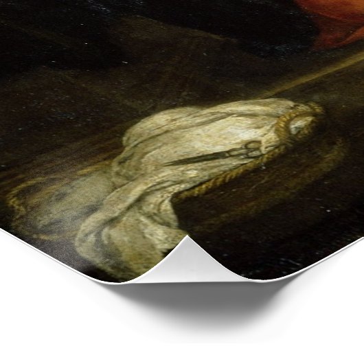 Aankondiging Maria en Aartsengel Gabriel Fine Art Perfect Poster (Hoek)