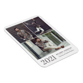 Aankondiging Masculine College Foto Afstuderen Magneet (Rechterzijde)