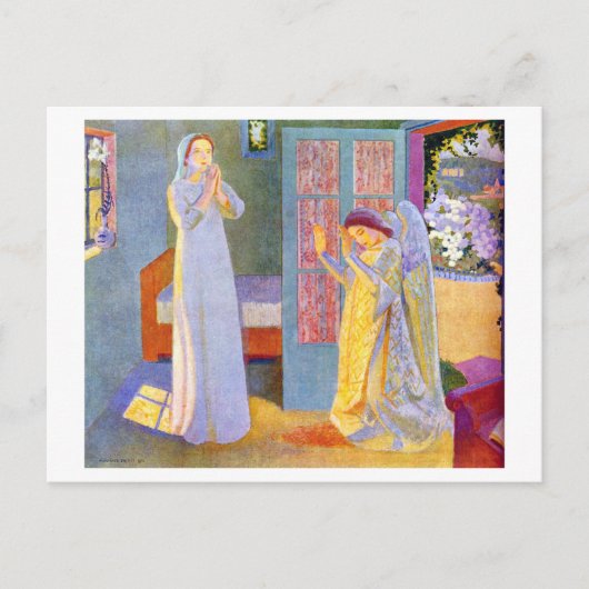 Aankondiging Maurice Denis Briefkaart (Voorkant)