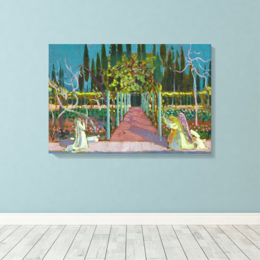 aankondiging | Maurice Denis | Canvas Afdruk (Insitu (Houten vloer))