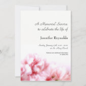 Aankondiging Memorial Service (Voorkant)