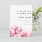 Aankondiging Memorial Service (Staand voorkant)