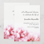 Aankondiging Memorial Service (Voorkant / Achterkant)