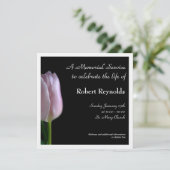 Aankondiging Memorial Service (Staand voorkant)