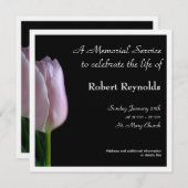 Aankondiging Memorial Service (Voorkant / Achterkant)