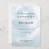 Aankondiging Memorial Service (Voorkant)