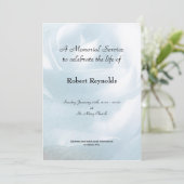 Aankondiging Memorial Service (Staand voorkant)