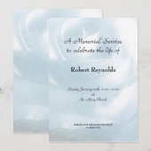 Aankondiging Memorial Service (Voorkant / Achterkant)