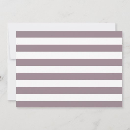 Aankondiging Metro Stripe Birth | Berry (Achterkant)