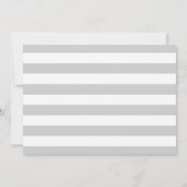 Aankondiging Metro Stripe Birth | Grijs (Achterkant)