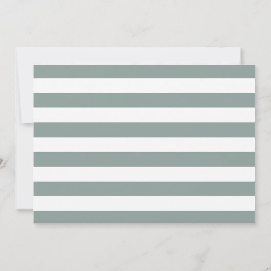 Aankondiging Metro Stripe Birth | Moss (Achterkant)