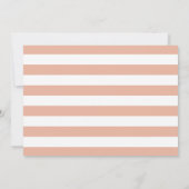 Aankondiging Metro Stripe Birth | Papaya (Achterkant)