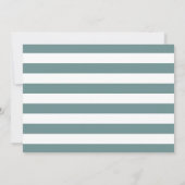 Aankondiging Metro Stripe Birth | Sage (Achterkant)