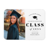 Aankondiging minimale Afstuderen foto's Magneet (Horizontaal)