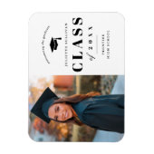 Aankondiging minimale Afstuderen foto's Magneet (Verticaal)