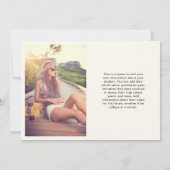 Aankondiging modern 2 Foto Afstuderen (Achterkant)