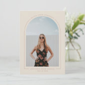 Aankondiging modern Afstuderen (Staand voorkant)