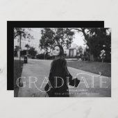 Aankondiging modern Afstuderen (Voorkant / Achterkant)