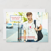 Aankondiging modern Afstuderen Afstuderen foto's (Voorkant)