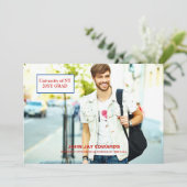 Aankondiging modern Afstuderen Afstuderen foto's (Staand voorkant)