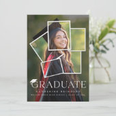 Aankondiging modern Afstuderen Afstuderen foto's (Staand voorkant)