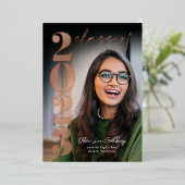 Aankondiging modern Afstuderen Folie (Staand Voorkant)