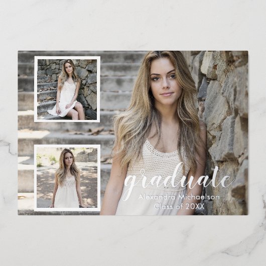 Aankondiging modern Afstuderen foto 3 (Voorkant)