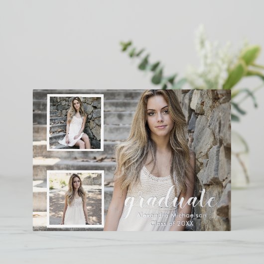 Aankondiging modern Afstuderen foto 3 (Staand Voorkant)