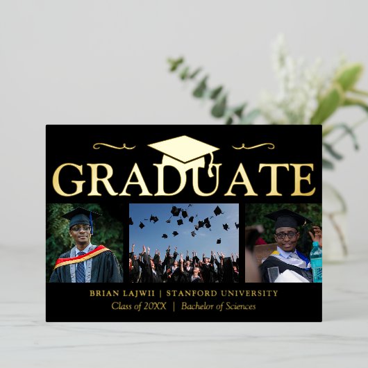 Aankondiging modern Afstuderen foto 3 (Staand Voorkant)