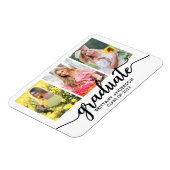 Aankondiging modern Afstuderen foto 3 Magneet (Linkerzijde)