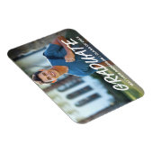 Aankondiging modern Afstuderen Foto W Magneet (Rechterzijde)