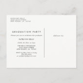 Aankondiging modern Afstuderen fotocollage (Achterkant)