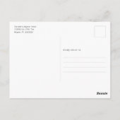 Aankondiging modern Afstuderen foto's Briefkaart (Achterkant)