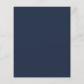 Aankondiging modern Afstuderen met blauwe fotobudg (Achterkant)