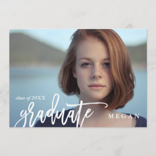 Aankondiging modern Afstuderen penseeltype