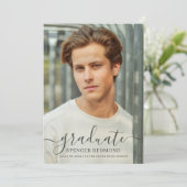 Aankondiging modern Afstuderen van de Foto High Sc (Staand voorkant)