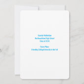 Aankondiging modern Arch Colorful Photo Afstuderen (Achterkant)