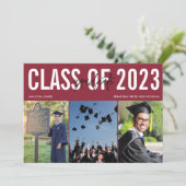 Aankondiging modern Foto Digital Afstuderen (Staand voorkant)